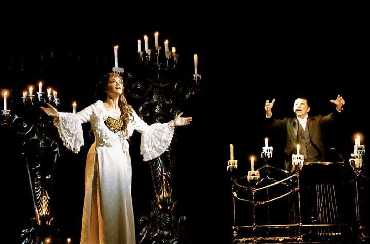 El fantasma de la Opera en Her majesty Theatre