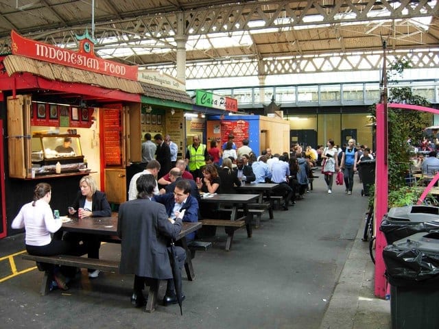 Juegos de mesa en el Old Spitalfields Market