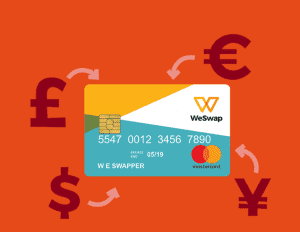 Mejor WeSwap tarjetas mastercard sin comisión en cambios de divisas o moneda en UK