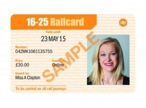 Tarjeta de tren para estudiantes 16-25 Railcard