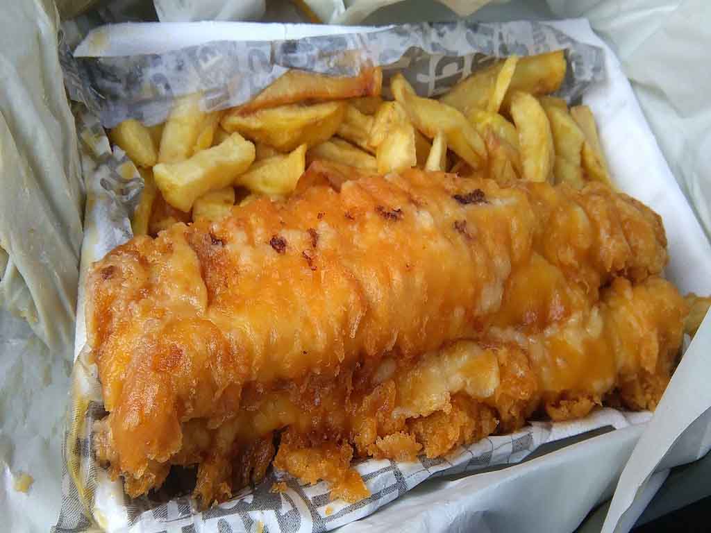 Comida típica de Inglaterra Fish and chips