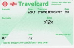 Comprar Online la Travelcard de Londres