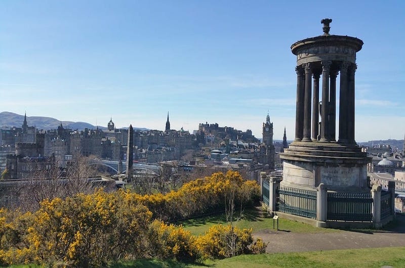 Vista de Edimburgo desde Calton Hill